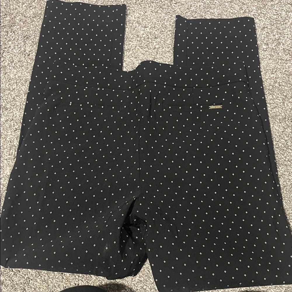 Anne Klein Black Polka Dot Pants - Picture 4 of 4